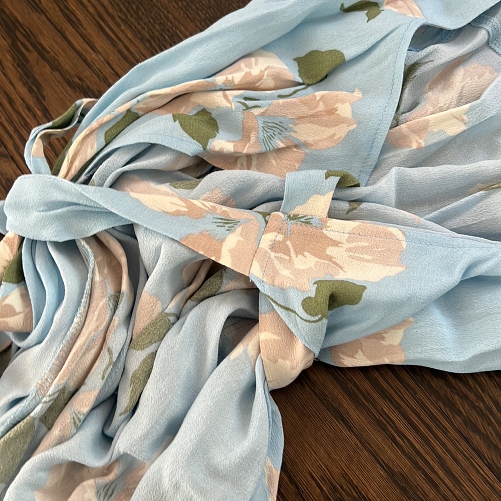 Privacy Please Floral Wrap Dress - Picture 6 of 6